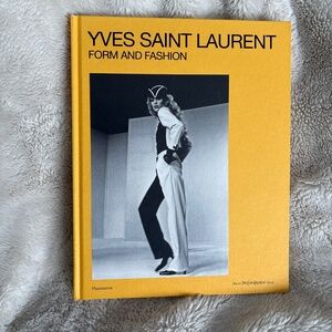 Yves Saint Laurent Form & Fashion Hardcover Coffee Table Book YSL Paris
